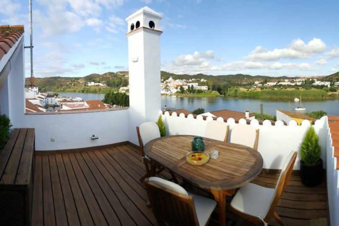 Casa Rural La Raba Terraza Con Increibles Vistas Sanlúcar de Guadiana Exterior photo